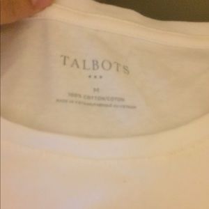 Talbots White Longsleeve T-shirt